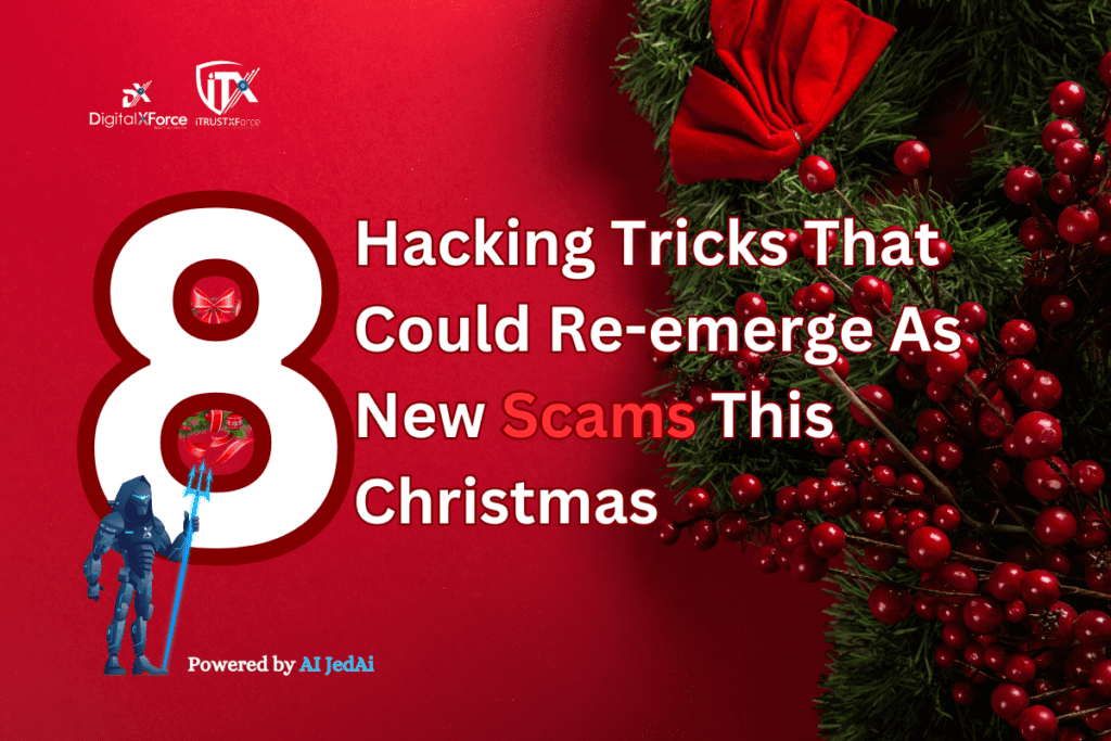 Illustration from the DigitalXForce article "8 Hacking Tricks That Could Re-emerge as New Scams this Christmas"