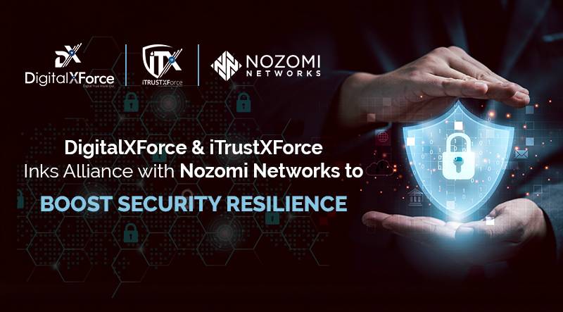 Cover image for the DigitalXForce article "DigitalXForce & iTrustXForce Inks Alliance with Nozomi Networks to Boost"