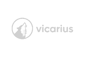 Vicarius logo, a DigitalXForce technology integration