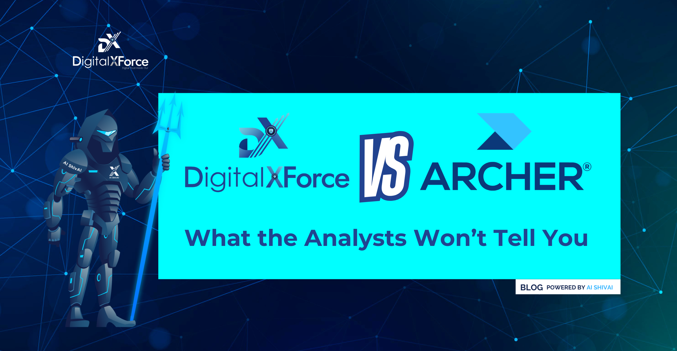 Banner for the DigitalXForce vs RSA Archer comparison